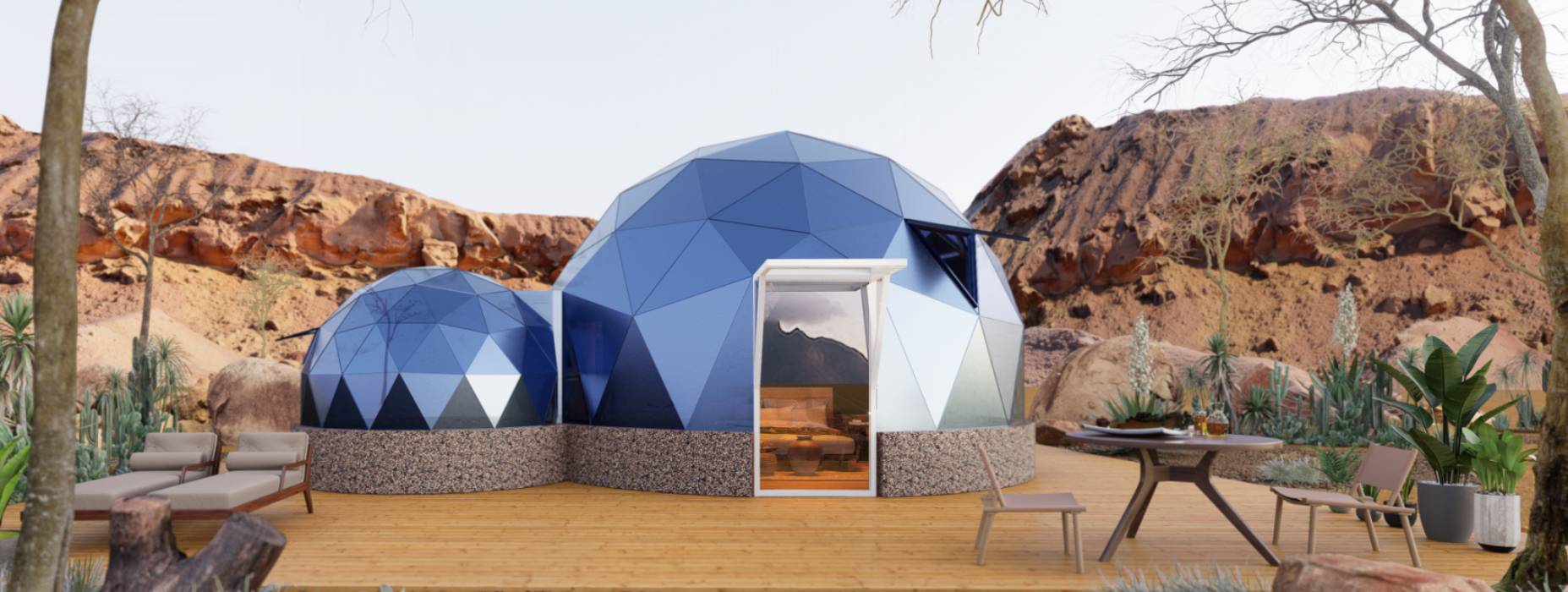 南岔区球形智能光伏玻璃星空房